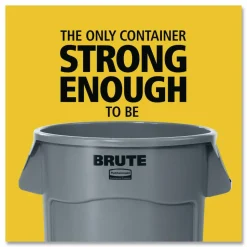 Rubbermaid Brute 44-Gallon Waste Container, Gray