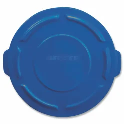 Rubbermaid Brute 2631 - Waste basket lid - round - high-density polyethylene (HDPE) - blue - for P/N: FG263206 BLUE