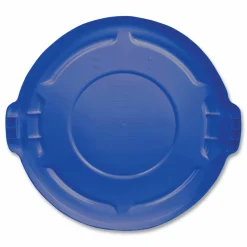 Rubbermaid Brute 2631 - Waste basket lid - round - high-density polyethylene (HDPE) - blue - for P/N: FG263206 BLUE