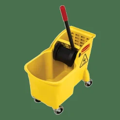 Rubbermaid Bucket And Wringer Combination, 31 Quarts, Yellow