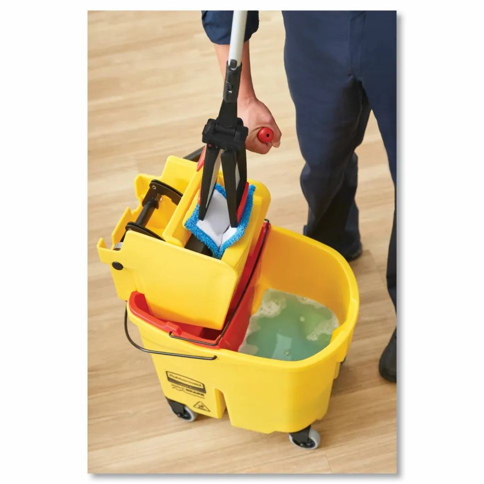 Rubbermaid Bucket/Wringer Combo Pack, 17 5/8"H x 16 1/16"W x 20 1/4"D, 35 Quarts