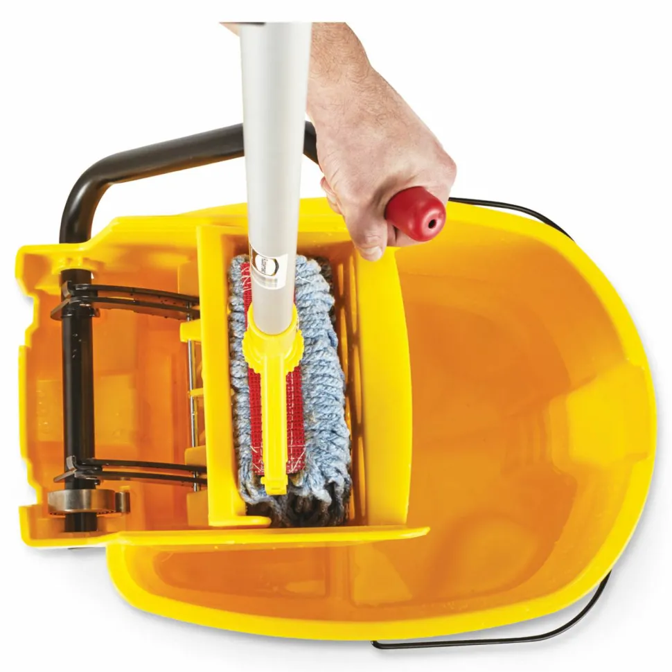 Rubbermaid Bucket/Wringer Combo Pack, 17 5/8"H x 16 1/16"W x 20 1/4"D, 35 Quarts