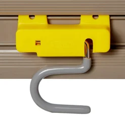 Rubbermaid Closet Organizer/Tool Holder, Gray