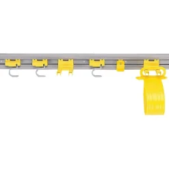 Rubbermaid Closet Organizer/Tool Holder, Gray