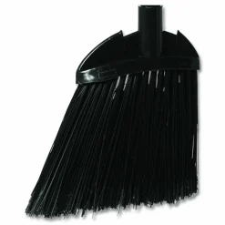 Rubbermaid Commercial Angled Lobby Broom, Poly Bristles, 35" Length, Black