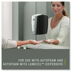 Rubbermaid Commercial AutoFoam Refill With Alcohol Foam Hand Sanitizer, Clear, 1,000 mL, Unscented, 4/Carton