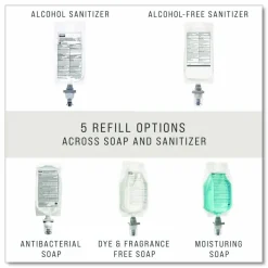 Rubbermaid Commercial AutoFoam Refill With Alcohol Foam Hand Sanitizer, Clear, 1,000 mL, Unscented, 4/Carton