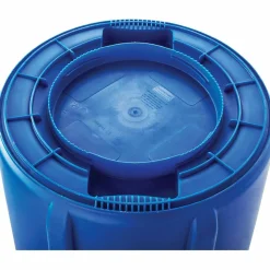 Rubbermaid Commercial Brute Recycling Container, 44 gal, Polyethylene, Blue