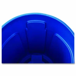 Rubbermaid Commercial Brute Recycling Container, 44 gal, Polyethylene, Blue