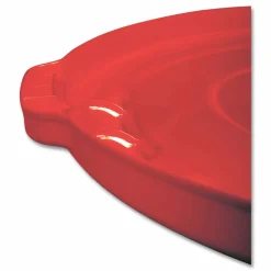 Rubbermaid Commercial BRUTE Self-Draining Flat Top Lids for 32 gal Round BRUTE Containers, 22.25