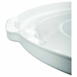 Rubbermaid Commercial BRUTE Self-Draining Flat Top Lids for 32 gal Round BRUTE Containers, 22.25" Diameter, White