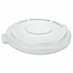 Rubbermaid Commercial BRUTE Self-Draining Flat Top Lids for 32 gal Round BRUTE Containers, 22.25