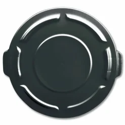 Rubbermaid Commercial BRUTE Self-Draining Flat Top Lids for 32 gal Round BRUTE Containers, 22.25