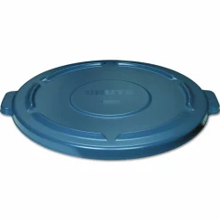 Rubbermaid Commercial BRUTE Self-Draining Flat Top Lids, 24.5