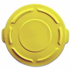 Rubbermaid Commercial BRUTE Self-Draining Flat Top Lids for 32 gal Round BRUTE Containers, 22.25