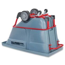 Rubbermaid Commercial BRUTE DURATILT Frame Tilt Truck, Heavy Duty, 0.5 cu yd, 1,400 lb Capacity, Rotomolded Resin/Leakproof Polyethylene, Gray