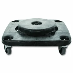 Rubbermaid Commercial Brute Container Square Dolly, 300 lb Capacity, 17.25 x 6.25, Black