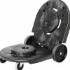 Rubbermaid Commercial BRUTE Tandem Dolly, Two-Container, 300 lb Capacity, 20.25w x 45d x 8h, Black