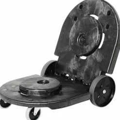 Rubbermaid Commercial BRUTE Tandem Dolly, Two-Container, 300 lb Capacity, 20.25w x 45d x 8h, Black