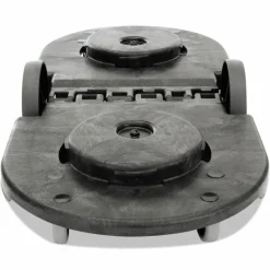 Rubbermaid Commercial BRUTE Tandem Dolly, Two-Container, 300 lb Capacity, 20.25w x 45d x 8h, Black
