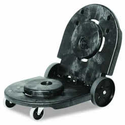 Rubbermaid Commercial BRUTE Tandem Dolly, Two-Container, 300 lb Capacity, 20.25w x 45d x 8h, Black