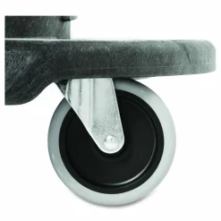 Rubbermaid Commercial BRUTE Tandem Dolly, Two-Container, 300 lb Capacity, 20.25w x 45d x 8h, Black