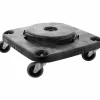 Rubbermaid Commercial Brute Square Container Dolly, 300 lb Capacity, Plastic, 17.25"W x 6.25"H, Black