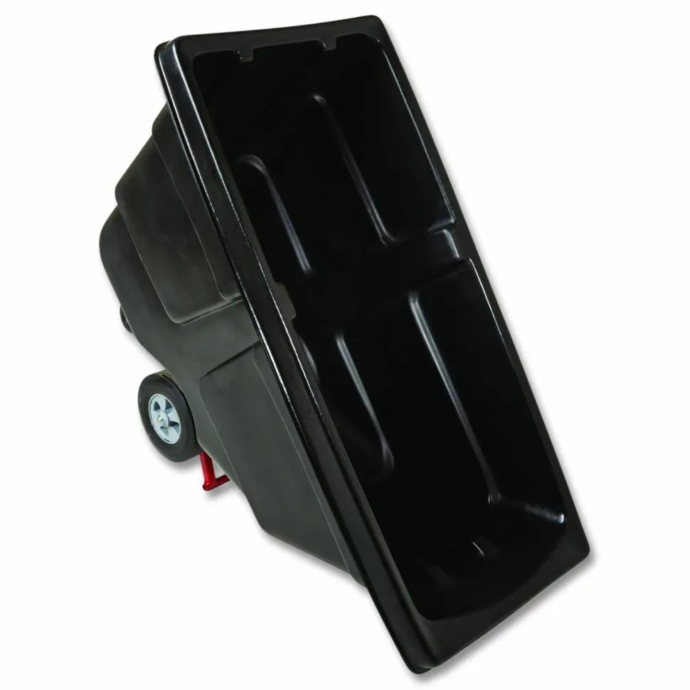 Rubbermaid Commercial 0.5 cu yd BRUTE Rotomolded Tilt Truck, 450 lb Capacity, Black