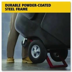 Rubbermaid Commercial 0.5 cu yd BRUTE Rotomolded Tilt Truck, 450 lb Capacity, Black