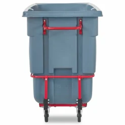 Rubbermaid Commercial 1 cu yd BRUTE DURATILT Frame Tilt Truck, Standard Duty, 1,200 lb Capacity, Gray