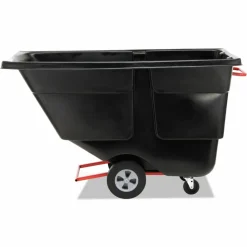 Rubbermaid Commercial 1 cu yd BRUTE Rotomolded Tilt Truck, 850 lb Capacity, Black