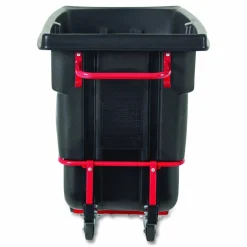 Rubbermaid Commercial 1 cu yd BRUTE Rotomolded Tilt Truck, 1,250 lb Capacity, Black