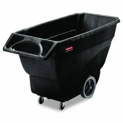 Rubbermaid Commercial 0.75 cu yd Structural Foam Tilt Truck, 600 lb Capacity, Black