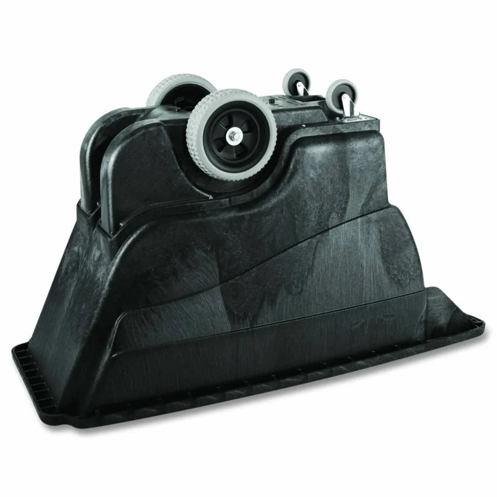 Rubbermaid Commercial 0.5 cu yd Structural Foam Tilt Truck, Utility Duty, 450 lb Capacity, Black