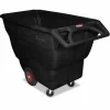 Rubbermaid Commercial 0.75 cu yd Structural Foam Tilt Truck, Standard Duty, 1,000 lb Capacity, Black