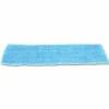 Rubbermaid Commercial Economy Wet Mopping Pad, Microfiber, 18", Blue, 12/Carton