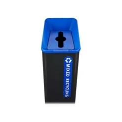 Rubbermaid Commercial Elevate Decorative Waste Can - 15 gal Capacity - Durable, Powder Coated, Smooth - 31.5