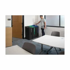 Rubbermaid Commercial Elevate Decorative Waste Can - 15 gal Capacity - Durable, Powder Coated, Smooth - 31.5