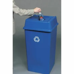 Rubbermaid Commercial 50-Gallon Square Recycling Container