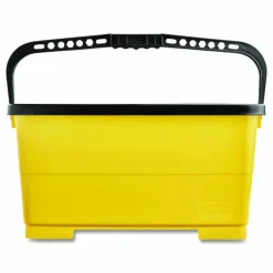 Rubbermaid Commercial Glass/Window Cleaning Bucket and Lid, 6 gal, Yellow