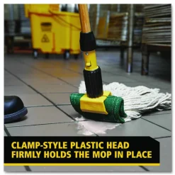 Rubbermaid Commercial Gripper Hardwood Mop Handle, 1.13