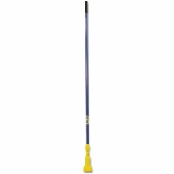 Rubbermaid Commercial Gripper Fiberglass Mop Handle, 1" dia x 60", Blue/Yellow