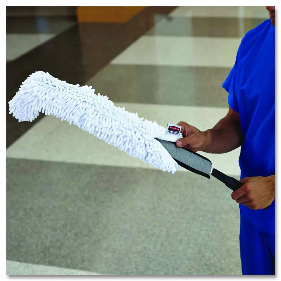 Rubbermaid Commercial HYGEN HYGEN Quick-Connect Flexible Dusting Wand, 28.38" Handle