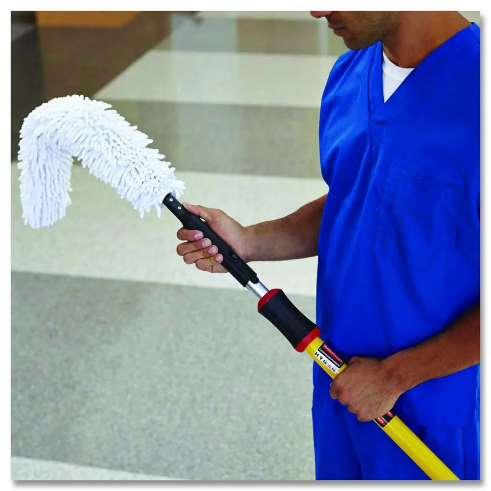 Rubbermaid Commercial HYGEN HYGEN Quick-Connect Flexible Dusting Wand, 28.38" Handle