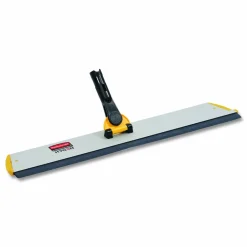 Rubbermaid Commercial HYGEN HYGEN Quick Connect Single-Sided Frame, Squeegee, 24 x 4.5, Aluminum, Yellow