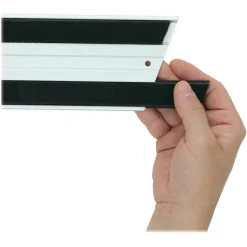 Rubbermaid Commercial HYGEN HYGEN Quick Connect Single-Sided Frame, Squeegee, 24 x 4.5, Aluminum, Yellow