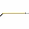 Rubbermaid Commercial HYGEN HYGEN Quick-Connect Ergo Adjustable Handle, 48" to 72", Black/Yellow