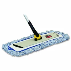 Rubbermaid Commercial HYGEN HYGEN Quick Connect Single-Sided Frame, Wet/Dry Mop 17.19 x 3, Aluminum, Yellow