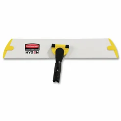 Rubbermaid Commercial HYGEN HYGEN Quick Connect Single-Sided Frame, Wet/Dry Mop 17.19 x 3, Aluminum, Yellow