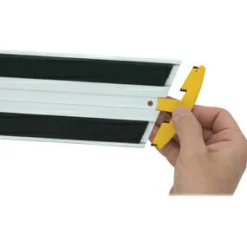 Rubbermaid Commercial HYGEN HYGEN Quick Connect Single-Sided Frame, Wet/Dry Mop 17.19 x 3, Aluminum, Yellow